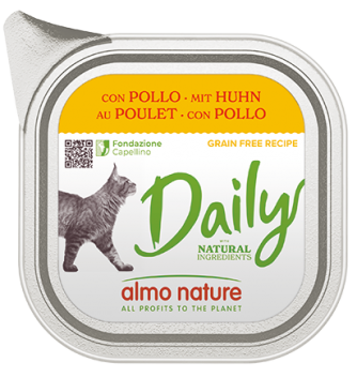 Almo Nature Grain-Free ugi Trofi Gtas se Kesedaki me Kotopoulo 100gr